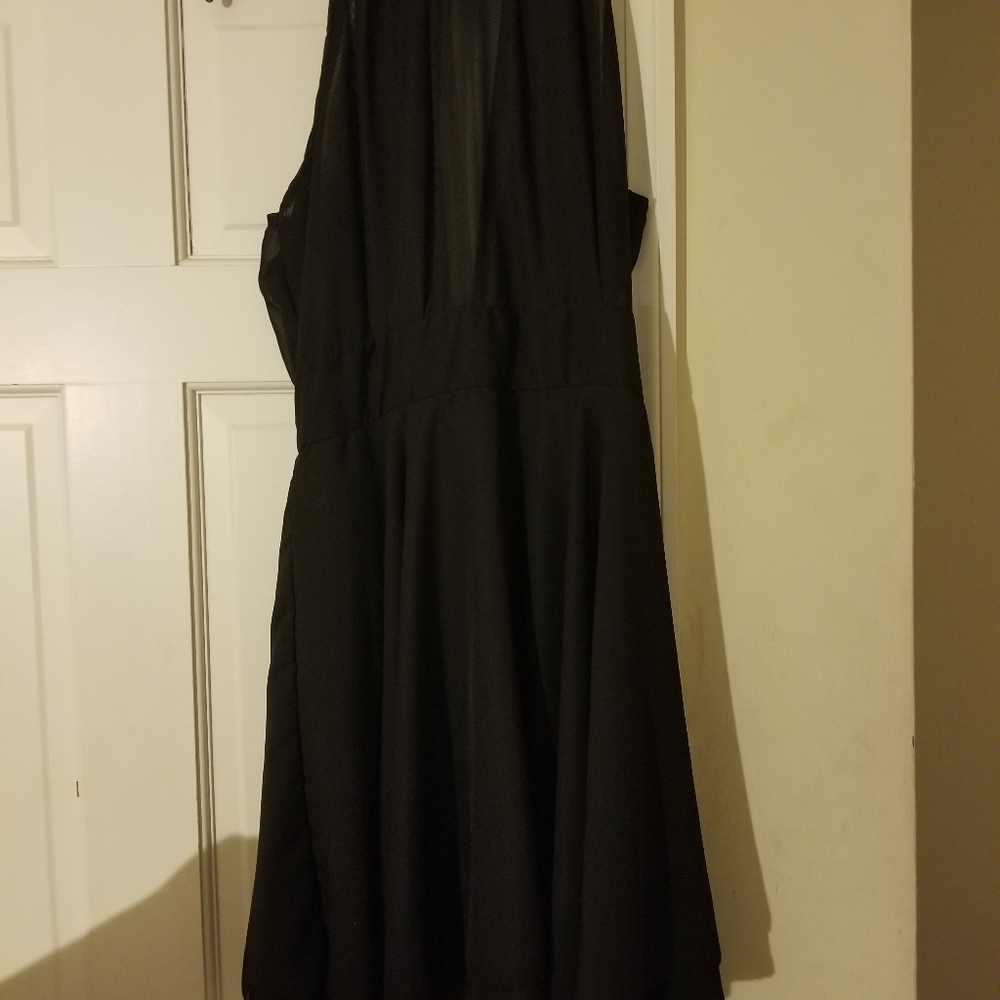 A black dress